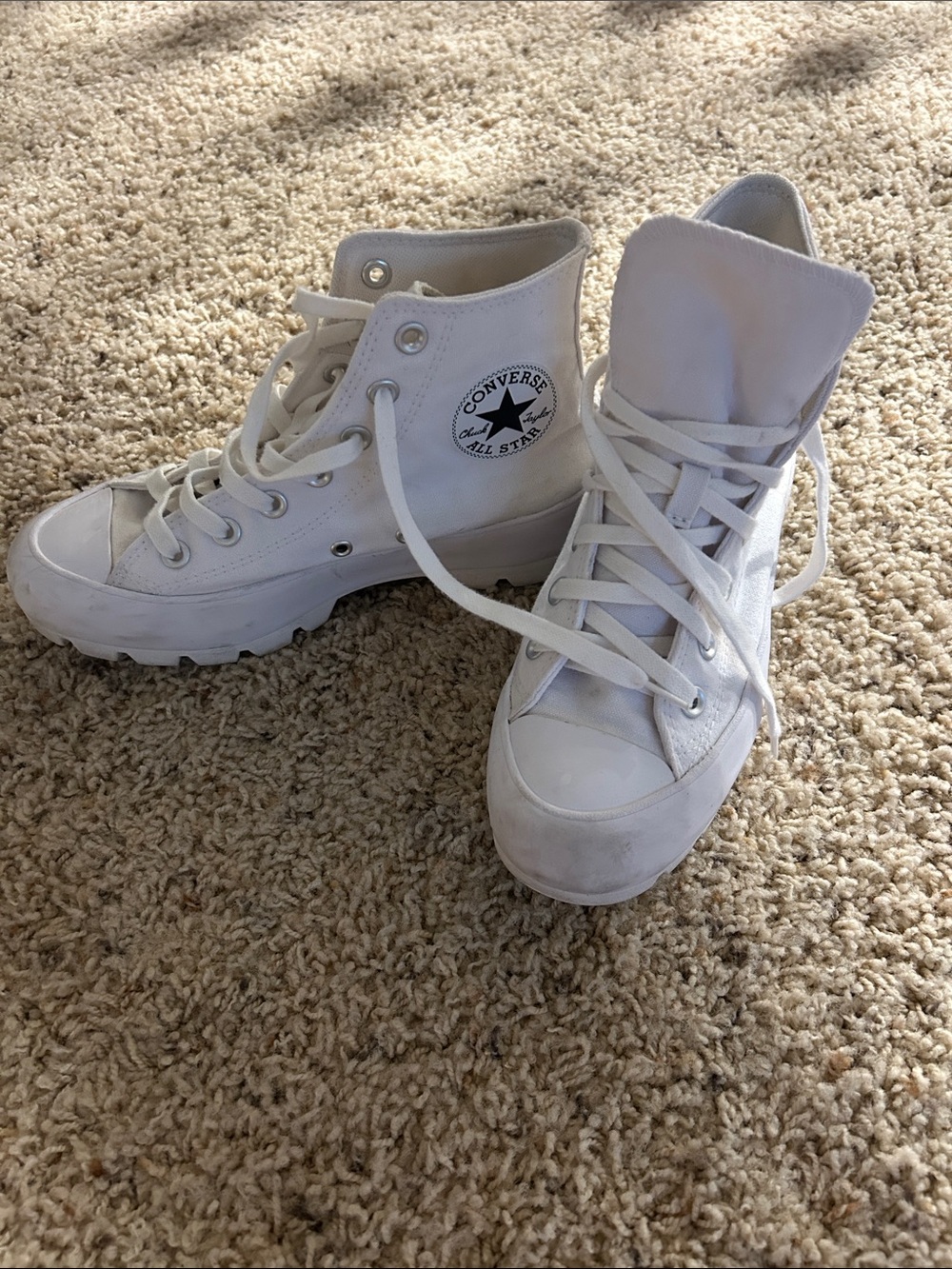 Lugged High Top Converse